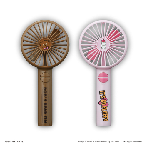 ▲ミニオン　プレミアムハンディファン　&ldquo;ティム＆フラッフィ&rdquo;  ～GiGO限定～