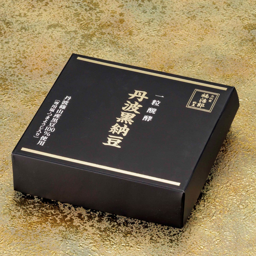 極旨丹波黒納豆の外観
