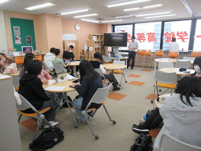 四日市キャンパス 発表の様子