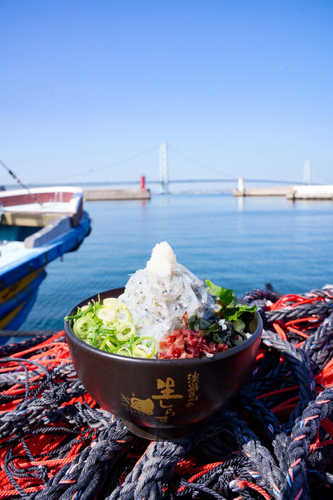 淡路島の生しらす丼イメージ画像