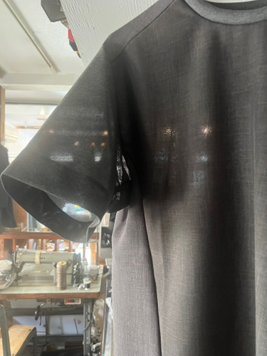 袖は最近のお気に入り素材