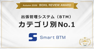 ＩＡＣＥトラベルの「Smart BTM」が 「BOXIL REVIEW AWARD Autumn 2026」で受賞
