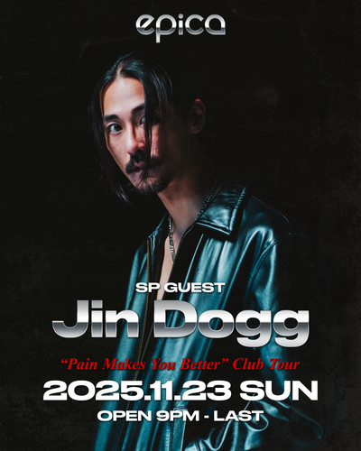 11月23日(日) Jin Dogg "Pain Makes You Better" Club Tour