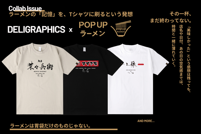 DELIGRAPHICS&times;POPUPラーメンコラボ記事