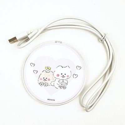 ほわころくらぶ　ワイヤレスチャージャー　モバイルバッテリー