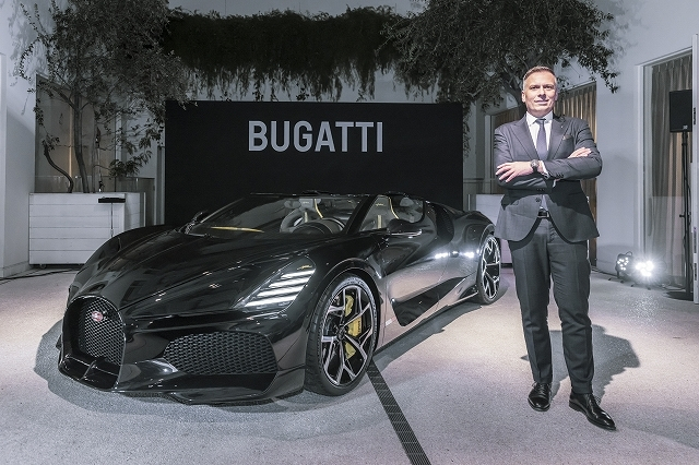 ブガッティ W16 ミストラル&times;ブガッティリマッチマネージングダイレクターヘンドリック・マリノウスキー氏