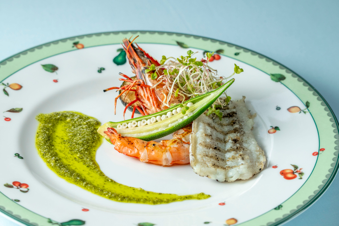 ▲Prince Etoile「淡路鱧のグリエ サルサベルデ」