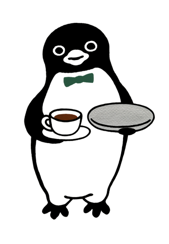 「純喫茶ペンギン　本日のコーヒー」33,000円(税込) 26&times;18cm