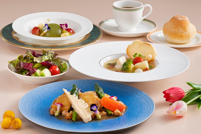 ホテルの春ランチ