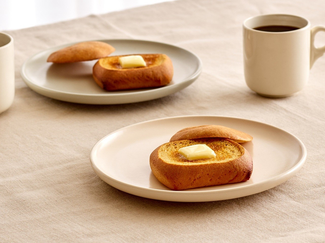 バターをのせて手軽に