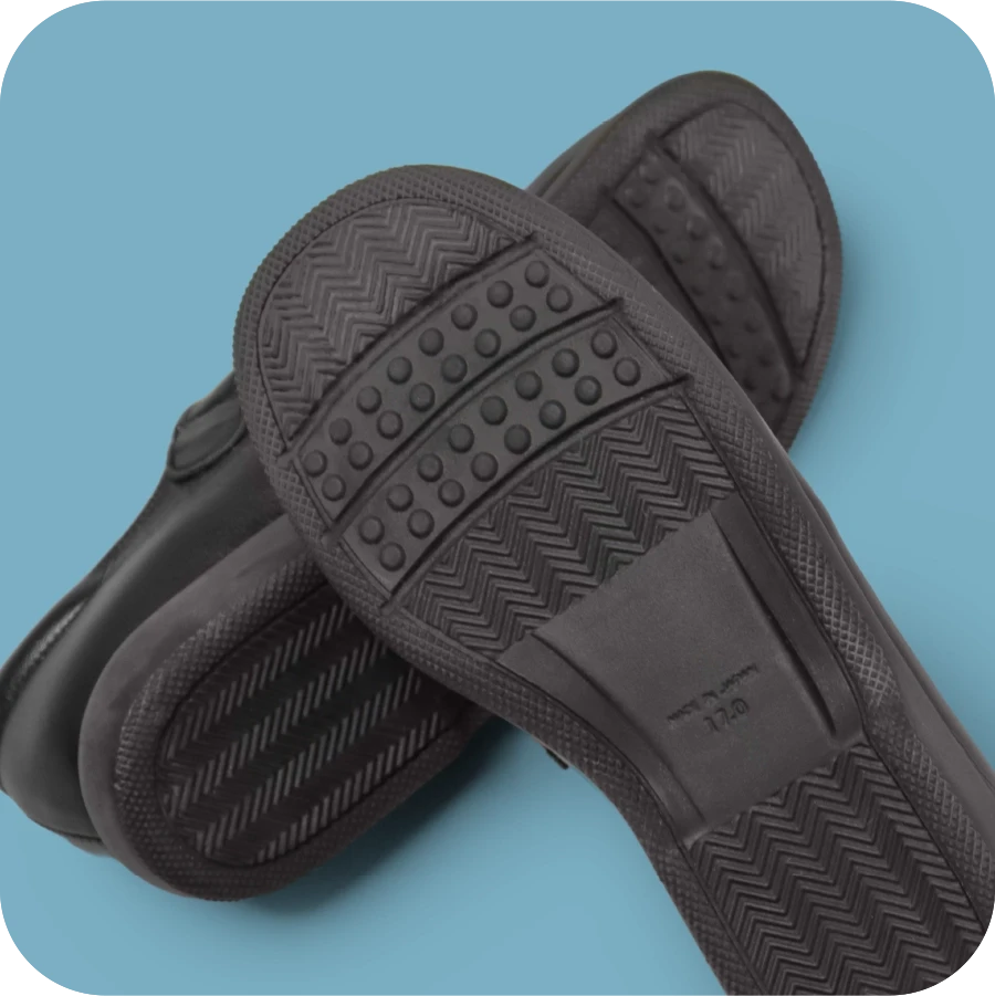 柔軟性抜群のソール