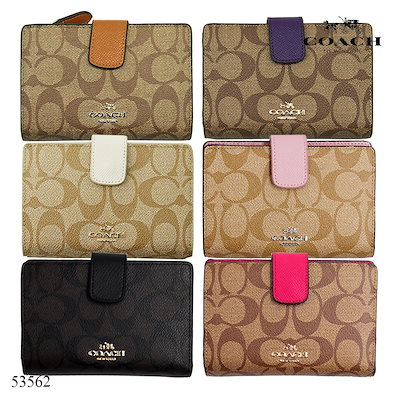 R・CoCo／COACH 二つ折り財布 シグネチャー 