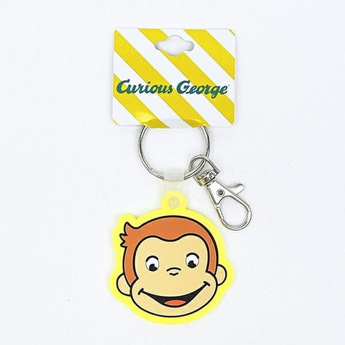 おさるのジョージラバーキーホルダー