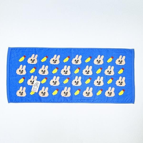バニーコンビニのフェイスタオル