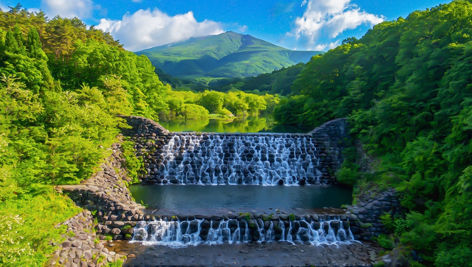 やまびこ吊橋|不忘山