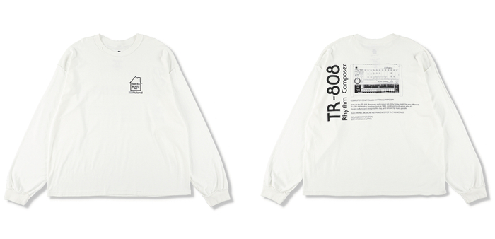 TR-808 LONG SLEEVE T-SHIRT(ISNESS MUSICxROLAND)