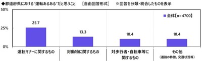 都道府県別カーライフ“あるある”の分類