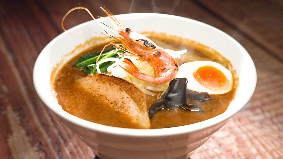 新潟　海老醤油ラーメン