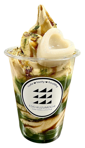 【江戸久寿餅】「クズクズ抹茶アフォガード(池田製茶コラボ)」