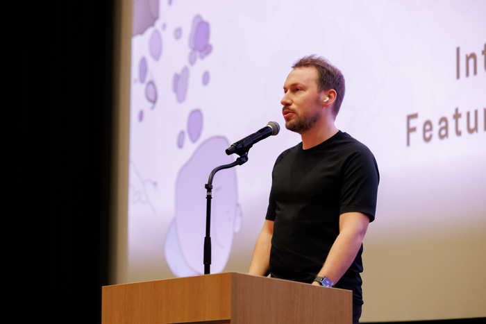 国際審査員を務めるギンツ・ジルバロディス（Gints ZILBALODIS）氏