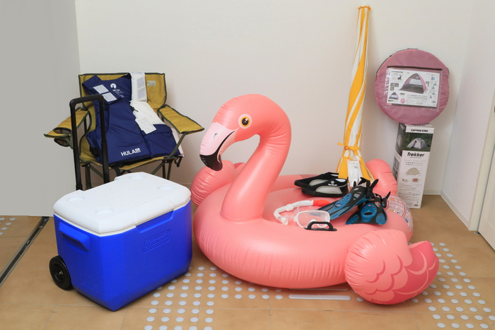 豊富なレンタルグッズ