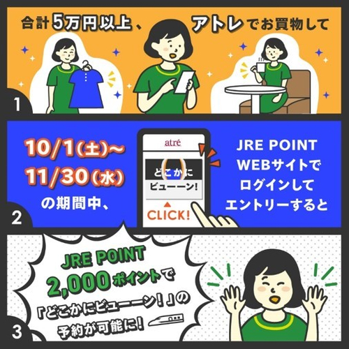 アトレでお買物して「どこかにビューーン!」(2)