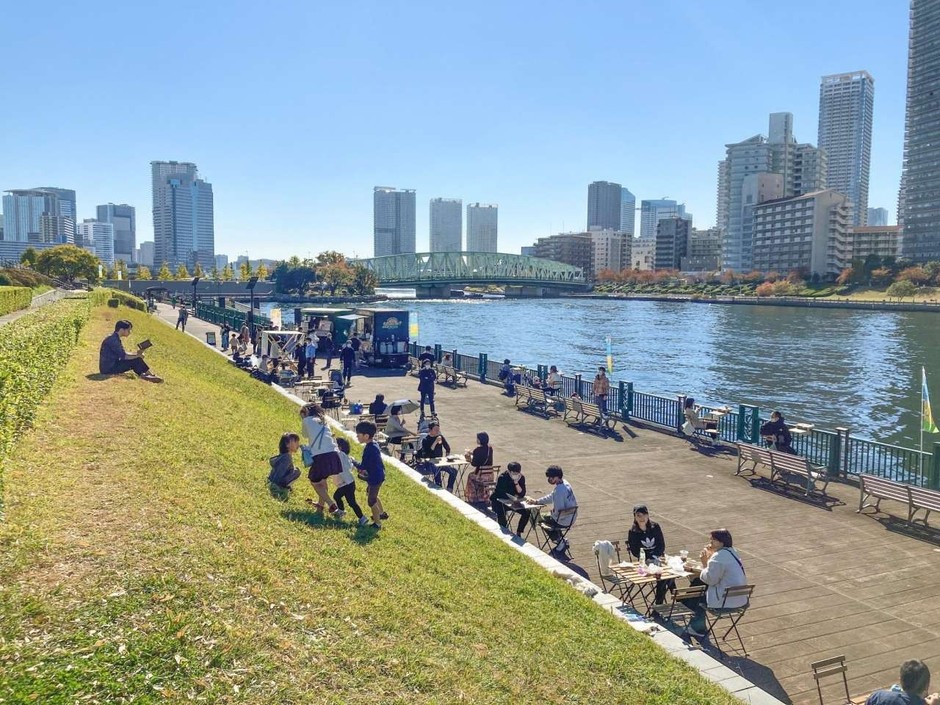 越中島 隅田川テラス