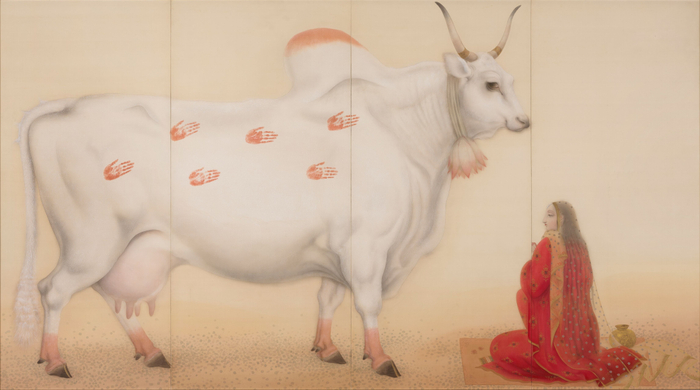 堂本印象《乳の願い》大正13年(1924)　京都府立堂本印象美術館蔵