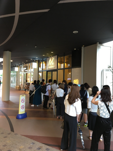 名古屋店でのウェイティング