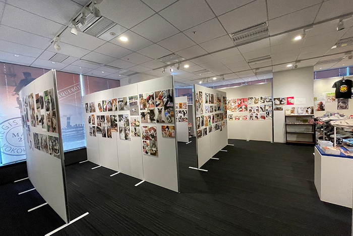 過去の展示の様子2　飼い猫写真コーナー