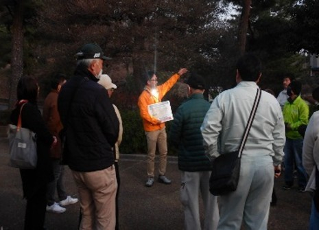 夜間避難体験会（過去開催の様子）