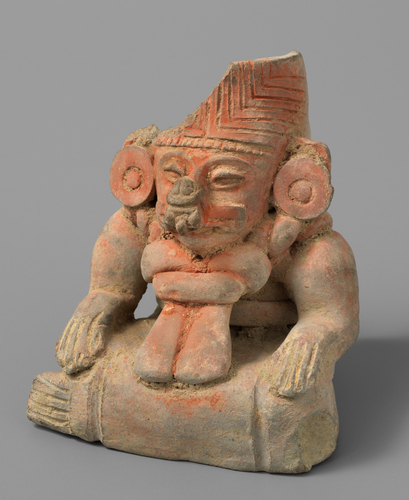 (Photo_01)彩色人物座像 オアハカ地方　6世紀～8世紀　林屋コレクション