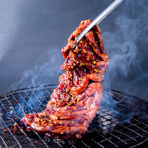 はみ出るハラミ