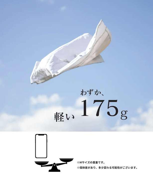 わずか１７５ｇ