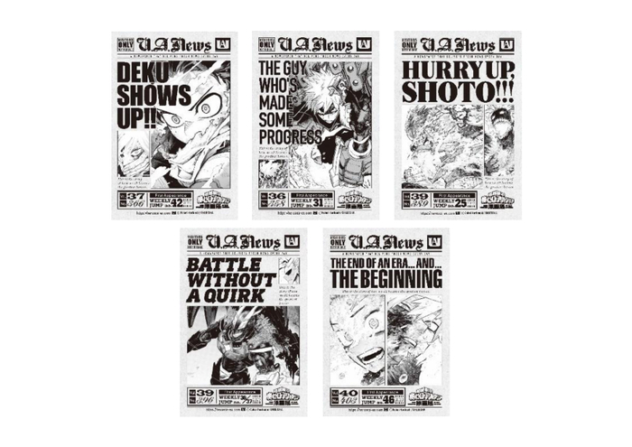 タブロイド風ステッカー(全5種)(C)堀越耕平／集英社