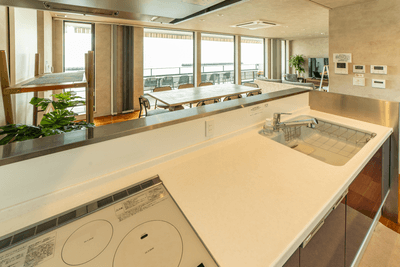 「villa ocean kamaguchi」の２Fキッチン