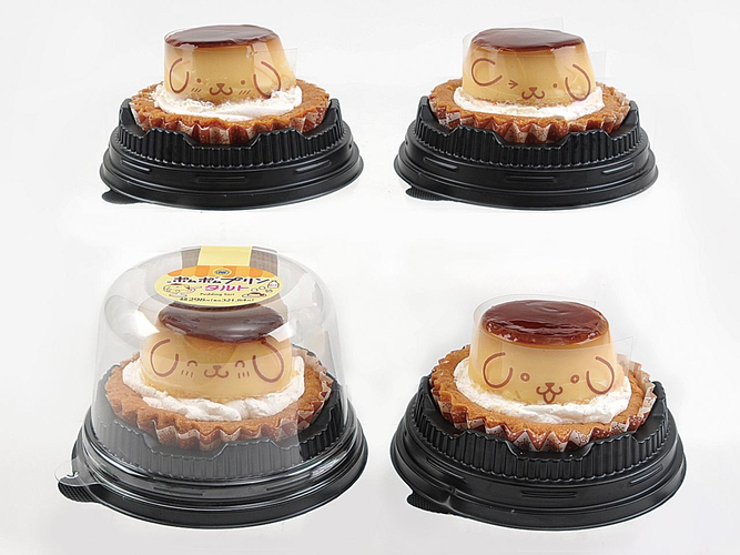 ポムポムプリン　タルト　イメージ画像