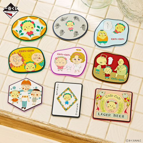 F 賞：ラバーコースター（全9種）約10cm