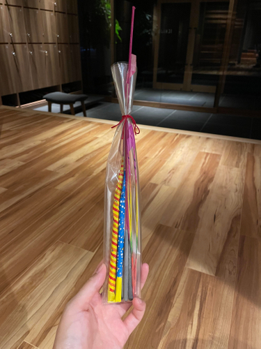 花火のプレゼント
