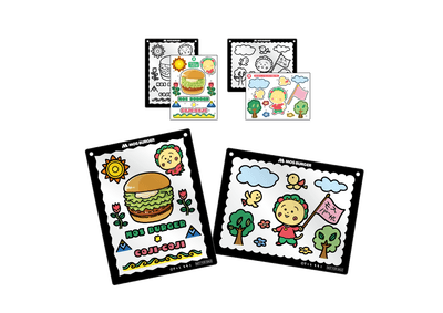 コジコジとぺたぺた シールぬりえ (2しゅセット)