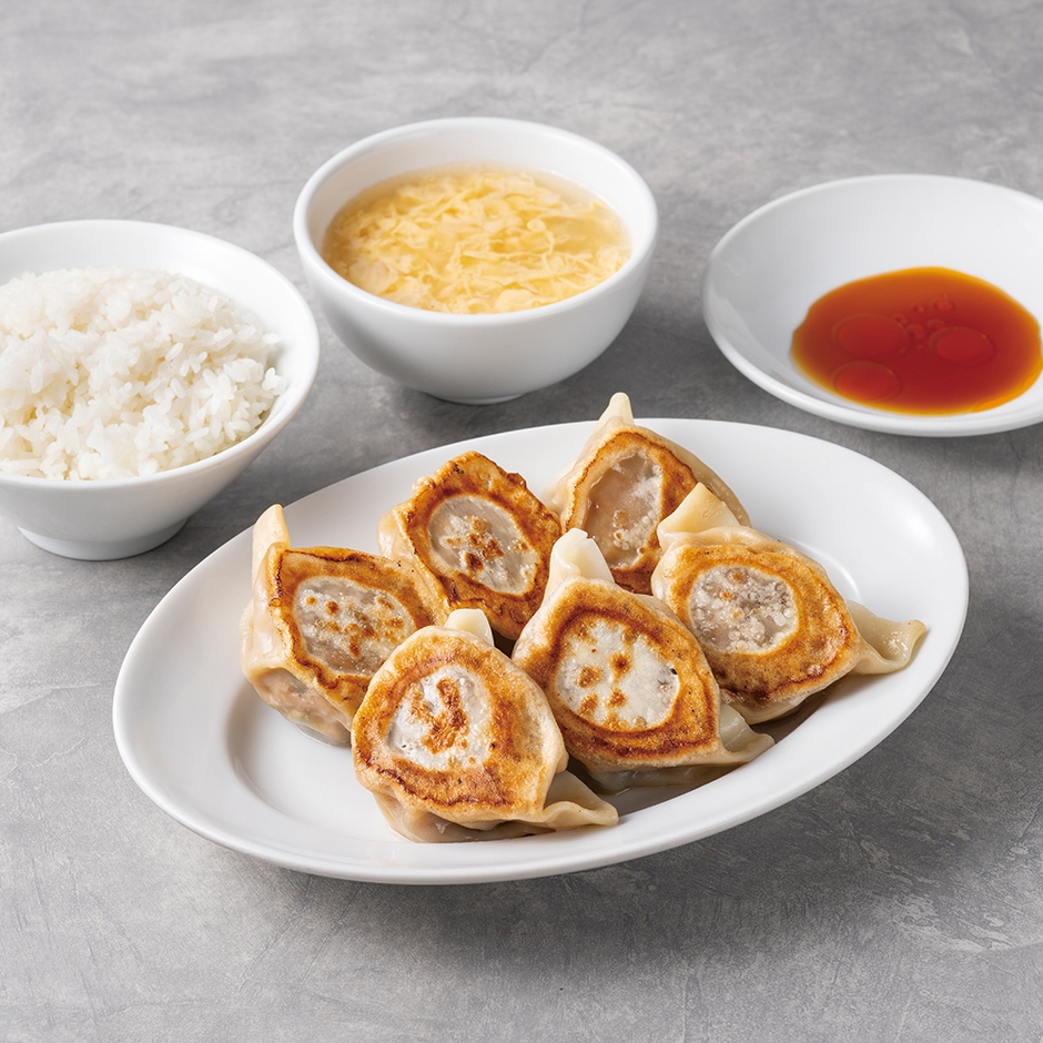 07_ちょもらんま酒場_「大餃子定食 6個」