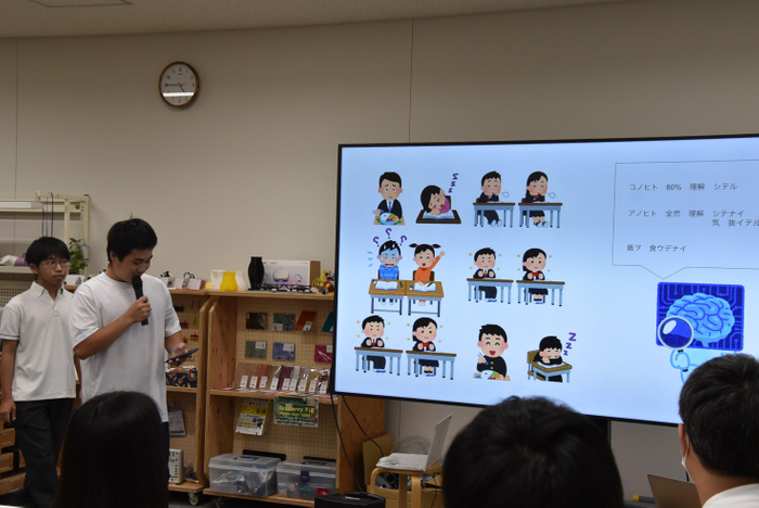 画像を効果的に取り込んだスライドも