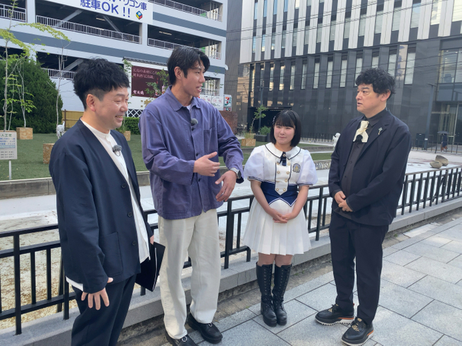 まつはましん・塚本恋乃葉・てつじ（シャンプーハット）・池田裕楽（STU48）