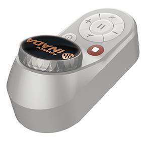 回して押すだけ簡単。直感的に操作できます。