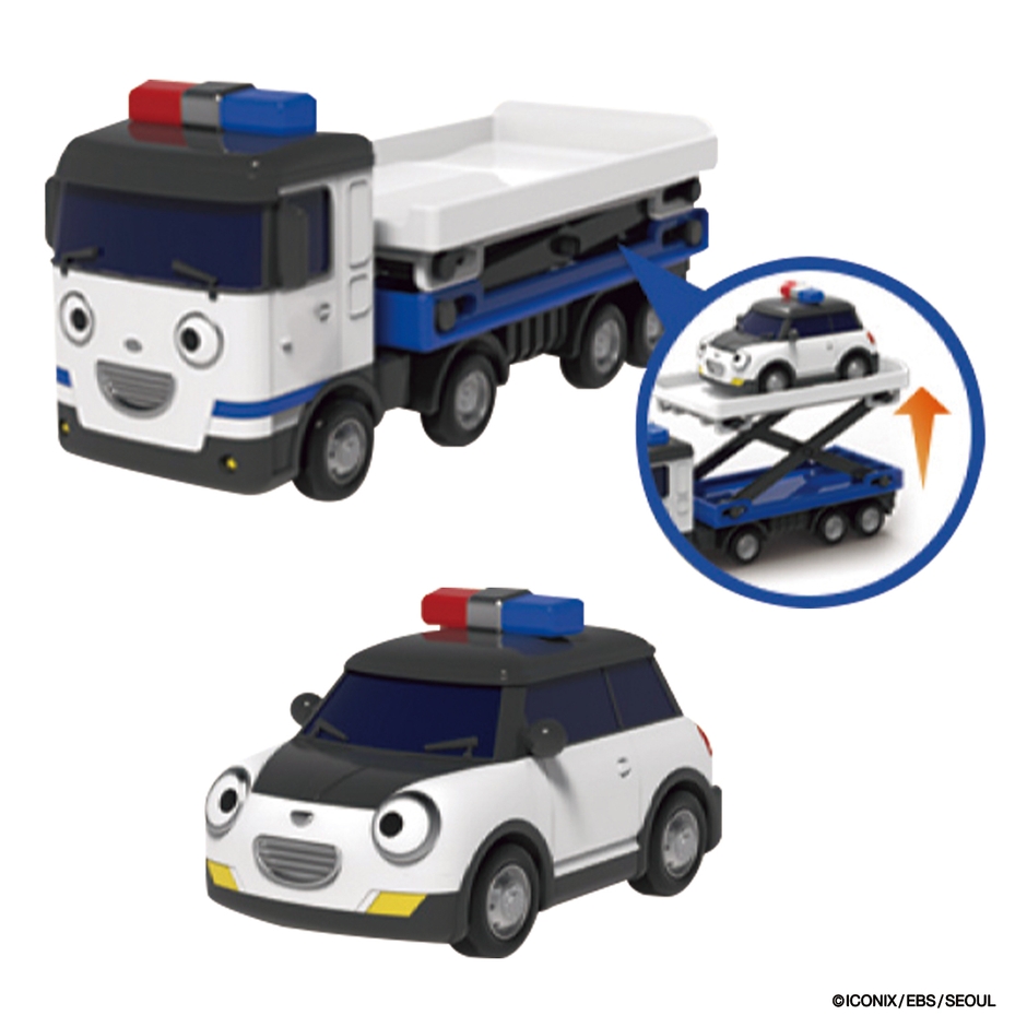ちびっこバス タヨ おともだちミニカーダブルセット-ポール＆リズ-