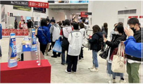 「MBPドリンク」サンプリングの様子