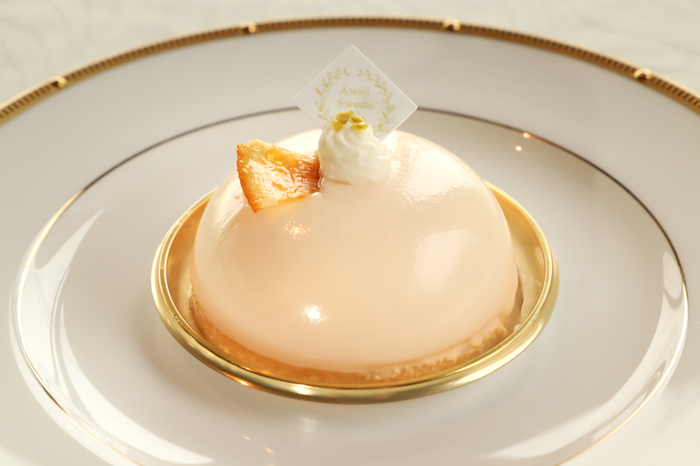 鳴門オレンジのズコットケーキ