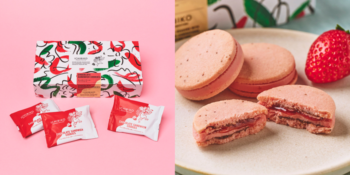 ICHIBIKO　チョコサンドクッキー(いちごマスカルポーネ)