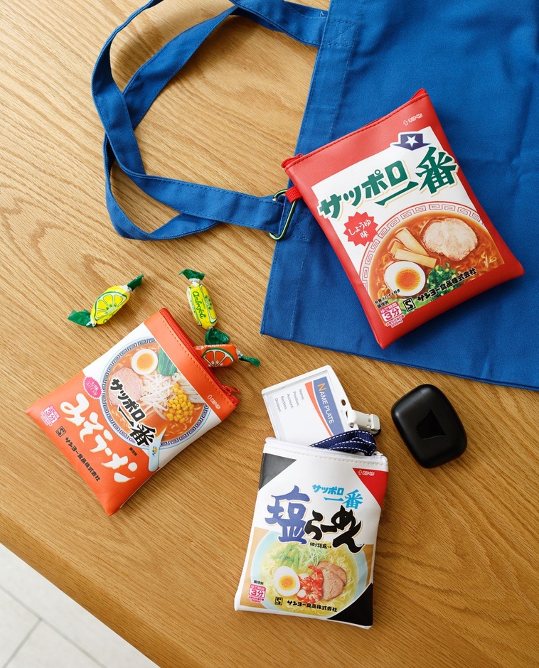 しょうゆ味、みそ、塩 サッポロ一番といつもいっしょ!