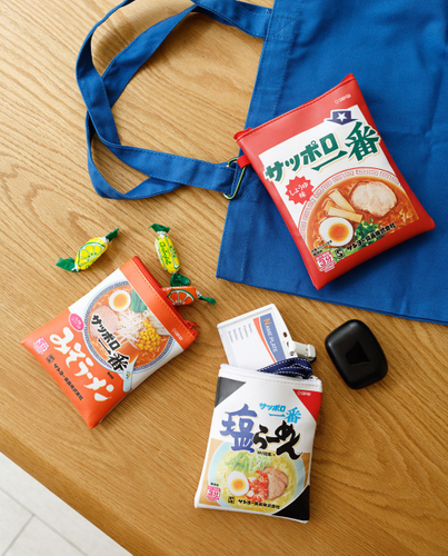 しょうゆ味、みそ、塩　サッポロ一番といつもいっしょ！